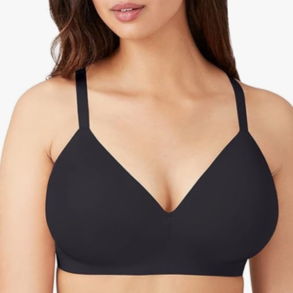 Wacoal Ultimate Side Smoother Wire Free Bra Sz 38DD Black - Picture 1 of 10